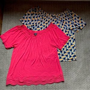 LOT of 2 Ann Taylor Factory Blouses